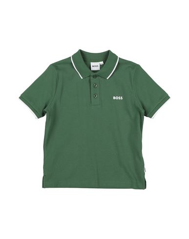 Hugo Boss Babies' Boss Toddler Boy Polo Shirt Green Size 6 Cotton