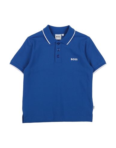 Hugo Boss Babies' Boss Toddler Boy Polo Shirt Bright Blue Size 6 Cotton