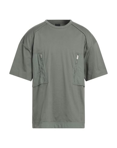Shop Juunj Juun. J Man T-shirt Sage Green Size S Cotton, Nylon