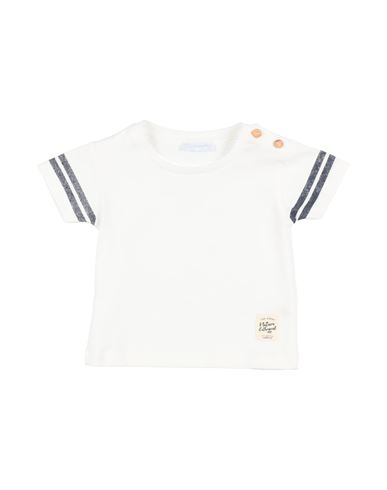Shop Laranjinha Newborn Boy T-shirt White Size 3 Cotton