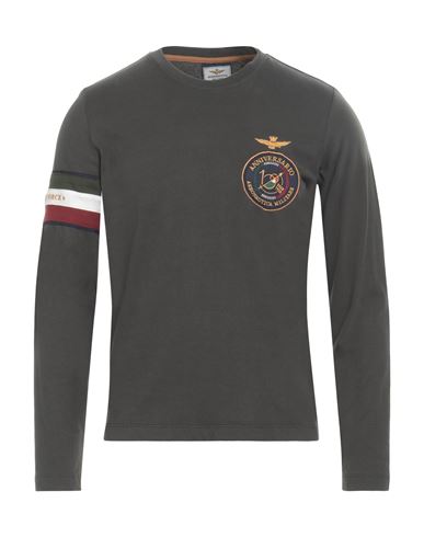 Shop Aeronautica Militare Man T-shirt Military Green Size S Cotton