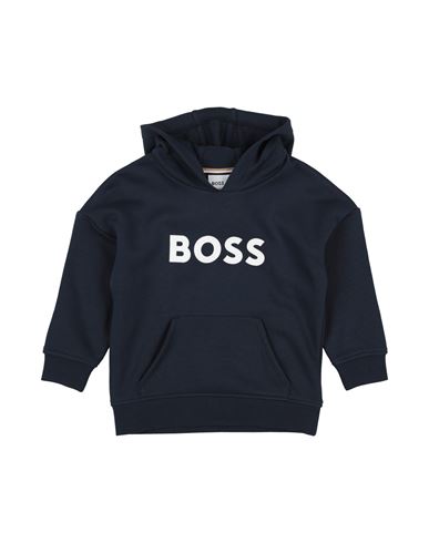 Hugo Boss Babies' Boss Toddler Boy Sweatshirt Midnight Blue Size 6 Cotton, Polyester