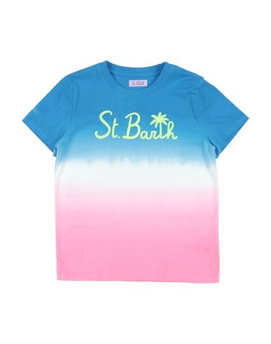 Mc2 Saint Barth Babies'  Toddler Girl T-shirt Azure Size 6 Cotton In Multi