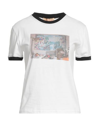 Shop Cormio Woman T-shirt White Size 14 Cotton