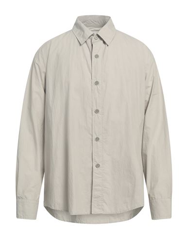 Shop Mythinks Man Shirt Khaki Size M Cotton In Beige
