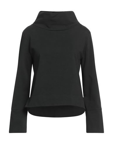 European Culture Woman T-shirt Black Size Xl Cotton, Elastane