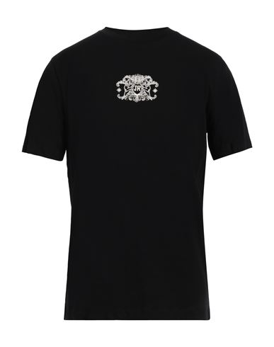 Shop John Richmond Man T-shirt Black Size Xxl Cotton
