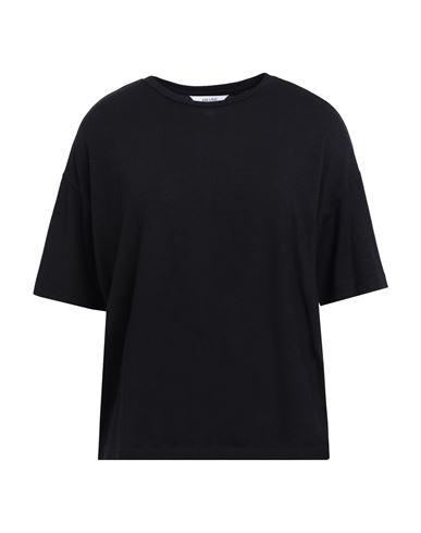 Vero Moda Woman T-shirt Black Size M Tencel Modal, Elastane