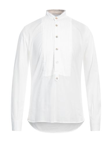 Eleventy Man Shirt White Size 15 Cotton