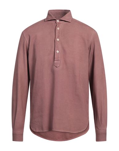Shop Eleventy Man Shirt Pastel Pink Size 15 ¾ Cotton