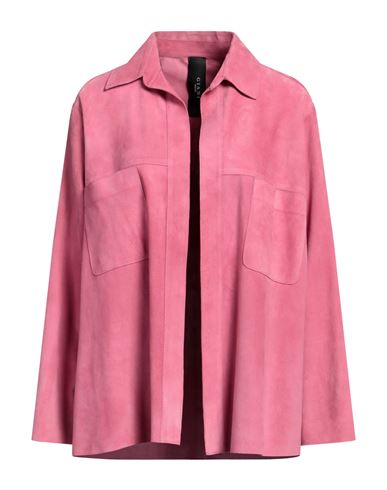 Shop Giani Woman Jacket Pastel Pink Size 8 Leather