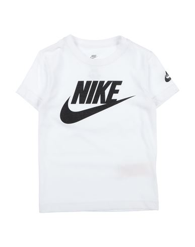 Nike Babies'  Nkb Futura Evergreen Toddler T-shirt White Size 6 Cotton, Polyester