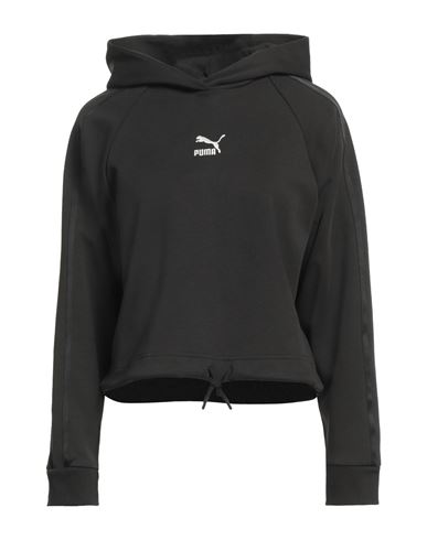 Shop Puma Woman Sweatshirt Black Size Xl Cotton, Polyester, Elastane
