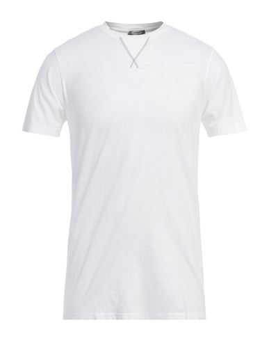Shop Rossopuro Man T-shirt White Size 3 Cotton