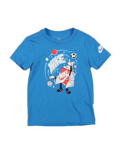 Nike Babies'  Magic Boxy Ss Tee Toddler Boy T-shirt Azure Size 7 Cotton, Polyester In Blue