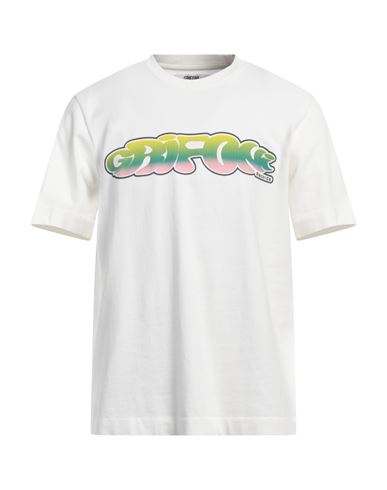 Shop Grifoni Man T-shirt White Size L Cotton
