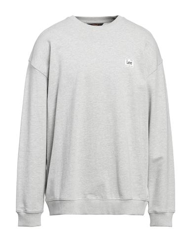 Lee Man Sweatshirt Grey Size L Cotton, Polyester