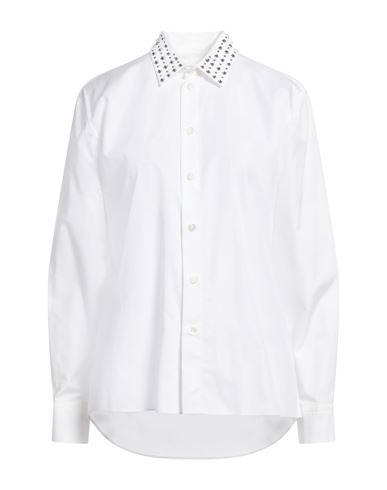 Shop Marni Woman Shirt White Size 10 Cotton, Glass