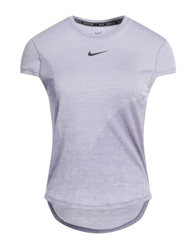 Shop Nike Woman T-shirt Lilac Size L Polyamide, Wool, Nylon In Purple