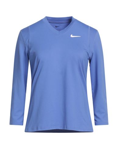Shop Nike Woman T-shirt Purple Size L Polyester, Elastane