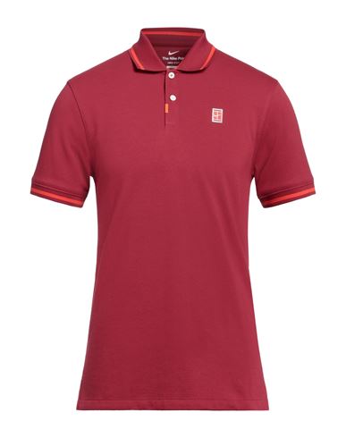 Shop Nike Man Polo Shirt Brick Red Size Xl Cotton, Polyester