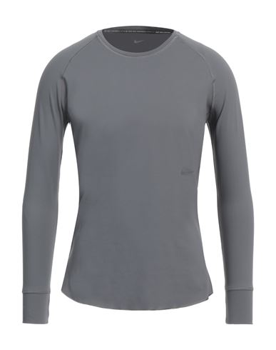 Shop Nike Man T-shirt Grey Size L Polyester, Elastane