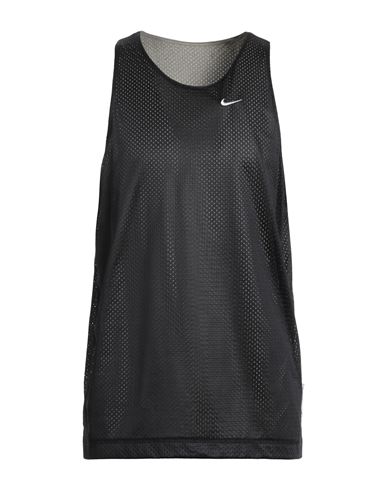 Shop Nike Man Tank Top Black Size M Polyester