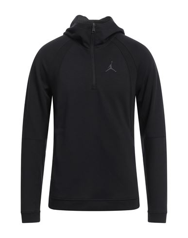 Shop Jordan Man Sweatshirt Black Size L Polyester, Cotton, Elastane