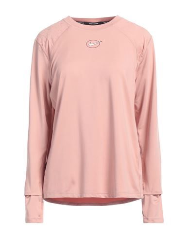 Shop Nike Woman T-shirt Pastel Pink Size Xl Polyester, Elastane