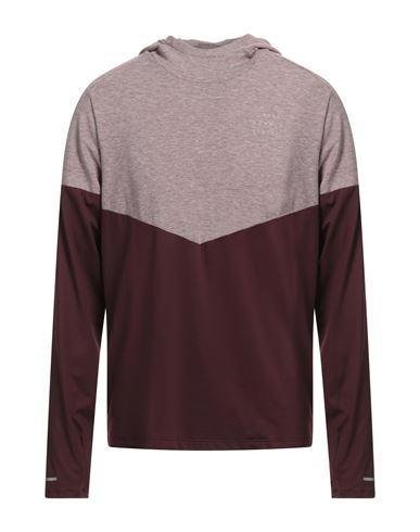 Shop Nike Man Sweatshirt Burgundy Size L Polyester, Elastane, Wool In Red