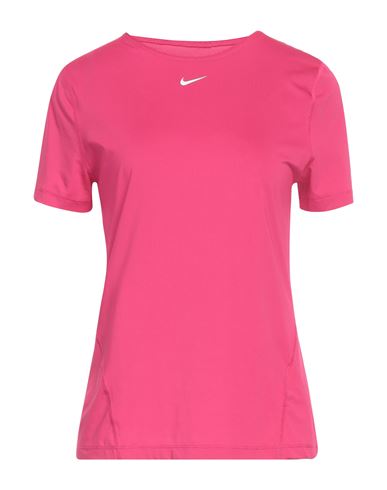 Shop Nike Woman T-shirt Fuchsia Size Xs Polyester, Elastane In Pink