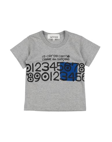 Shop Comme Des Garçons Toddler Boy T-shirt Grey Size 4 Cotton