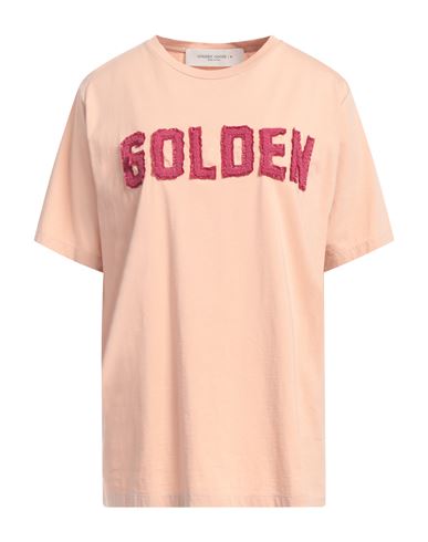 Shop Golden Goose Woman T-shirt Blush Size S Cotton In Pink