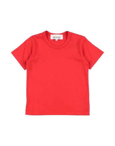 Shop Comme Des Garçons Toddler Boy T-shirt Red Size 6 Cotton