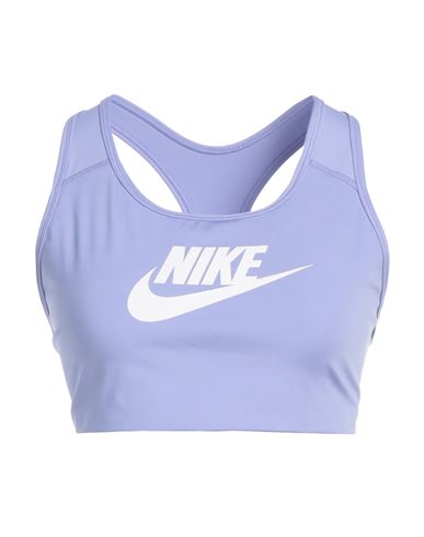 Nike Woman Top Lilac Size Xs Polyester, Elastane In Purple