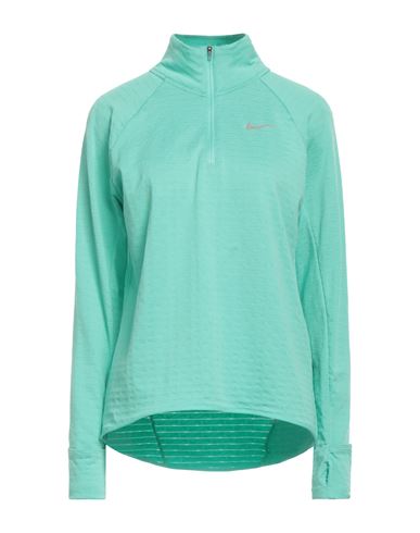 Shop Nike Woman T-shirt Green Size M Polyester, Elastane