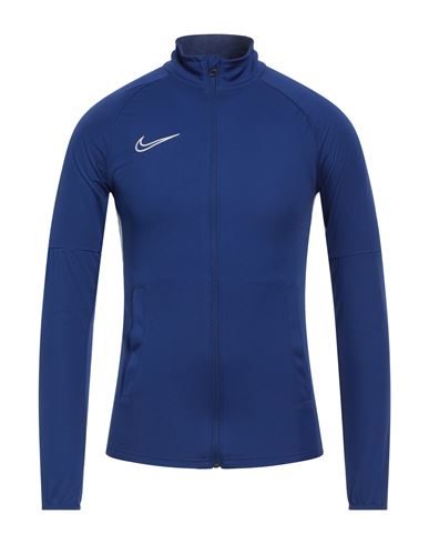 Nike Man Sweatshirt Blue Size Xs Polyester