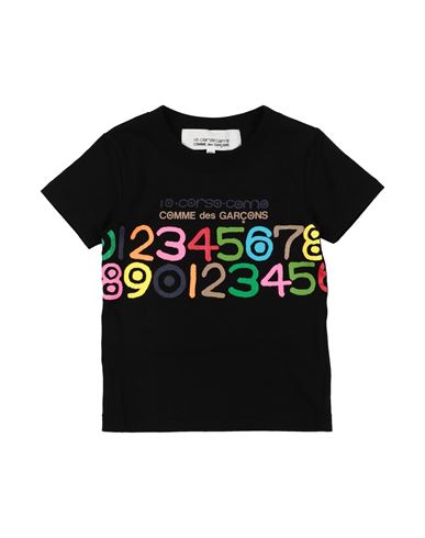 Shop Comme Des Garçons Toddler T-shirt Black Size 6 Cotton
