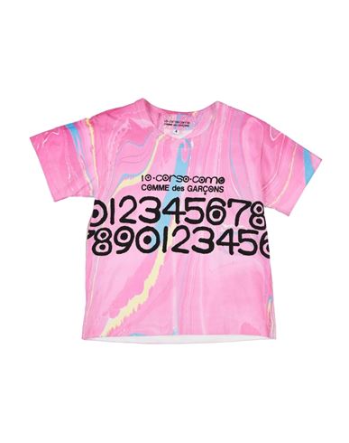 Comme Des Garçons Toddler Girl T-shirt Pink Size 6 Cotton In Pink