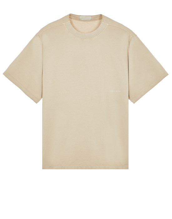  STONE ISLAND 222F3 STONE ISLAND GHOST PIECE T-shirt manches courtes Homme Beige