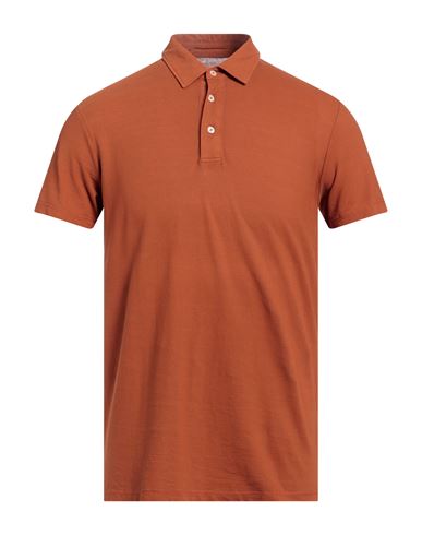 Altea Man Polo Shirt Brown Size M Cotton