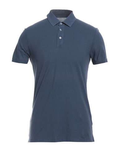 Altea Man Polo Shirt Navy Blue Size S Cotton