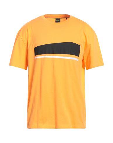 Shop Hugo Boss Boss Man T-shirt Orange Size M Cotton