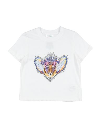 Shop Camilla Toddler Girl T-shirt White Size 4 Cotton, Elastane