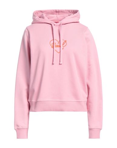 Shop Diesel Woman Sweatshirt Pink Size L Cotton