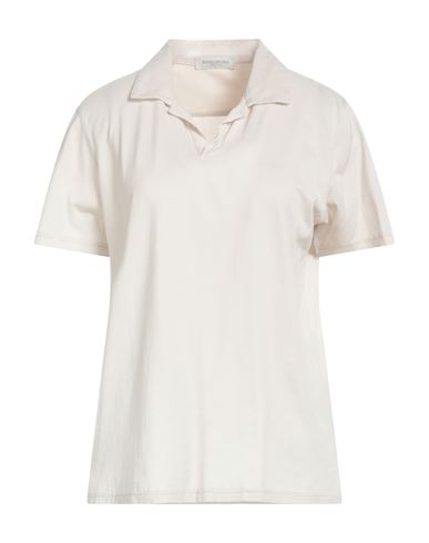 Shop Rossopuro Woman T-shirt Light Grey Size 7 Cotton