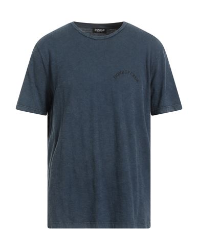 Shop Dondup Man T-shirt Midnight Blue Size Xl Cotton