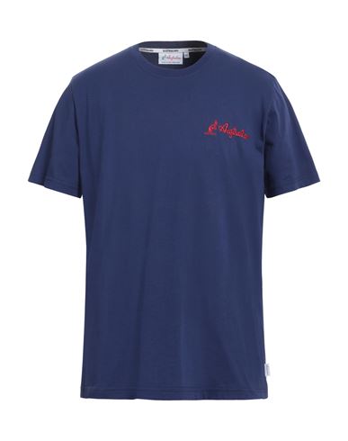 Shop Australian Man T-shirt Navy Blue Size Xxl Cotton, Polyester