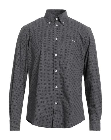 Shop Harmont & Blaine Man Shirt Black Size L Cotton