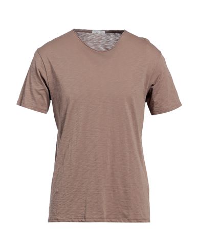 Shop Anonym Apparel Man T-shirt Brown Size Xxl Pima Cotton